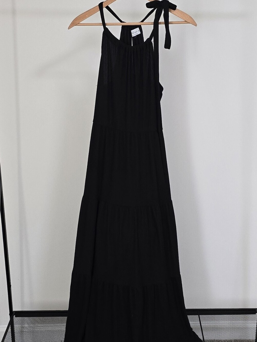 Kaileigh Black Sleeveless Maxi Dress